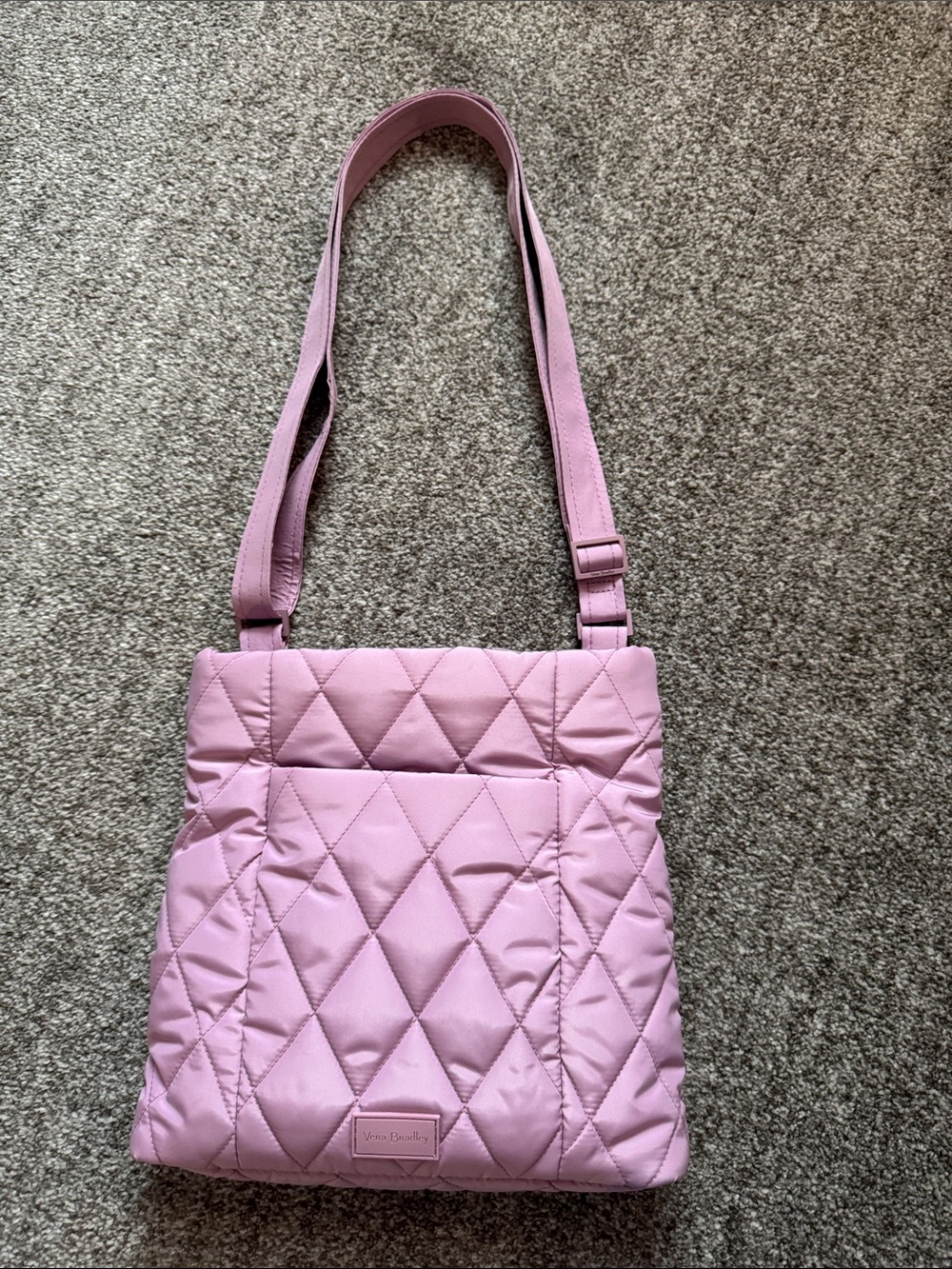 Vera Bradley Quilted Light Pink Shoulder Bag